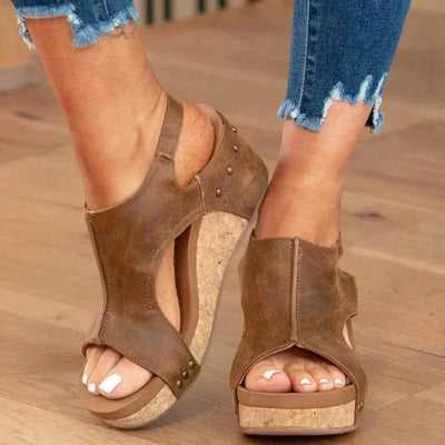 Nicole - Comfortabele Zomer Sleehaksandalen