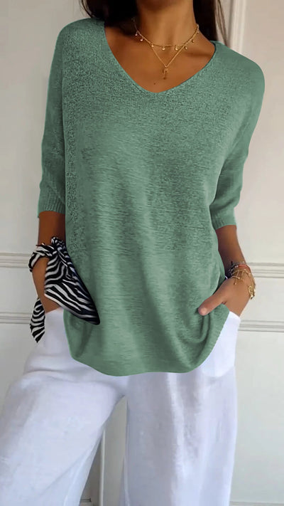 Anna - Stylish Knit Top
