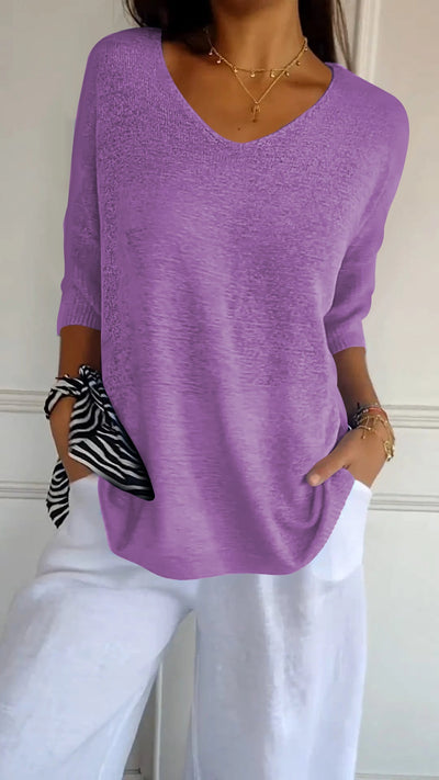 Anna - Stylish Knit Top