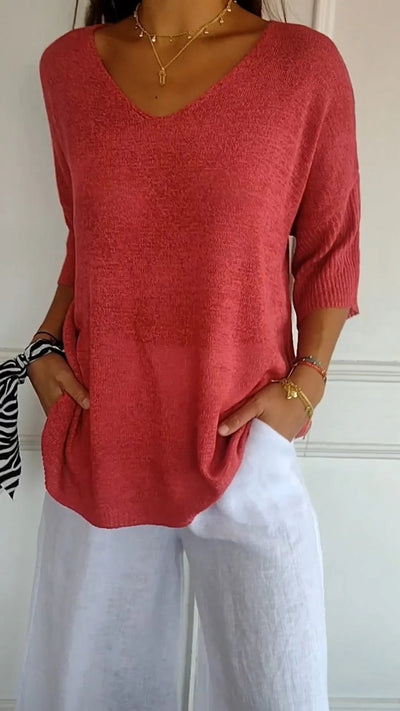 Anna - Stylish Knit Top