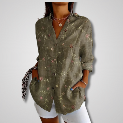 Melle - Chic Vintage Blouse