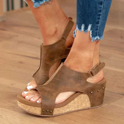 Nicole - Comfortabele Zomer Sleehaksandalen