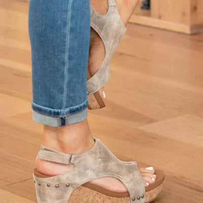 Nicole - Comfortabele Zomer Sleehaksandalen