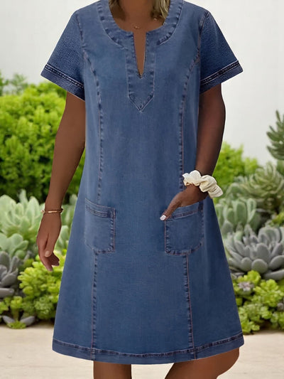 Gilja – Zachte Denim Jurk