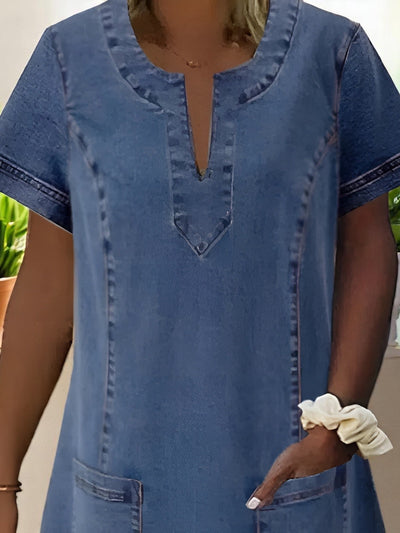 Gilja – Zachte Denim Jurk